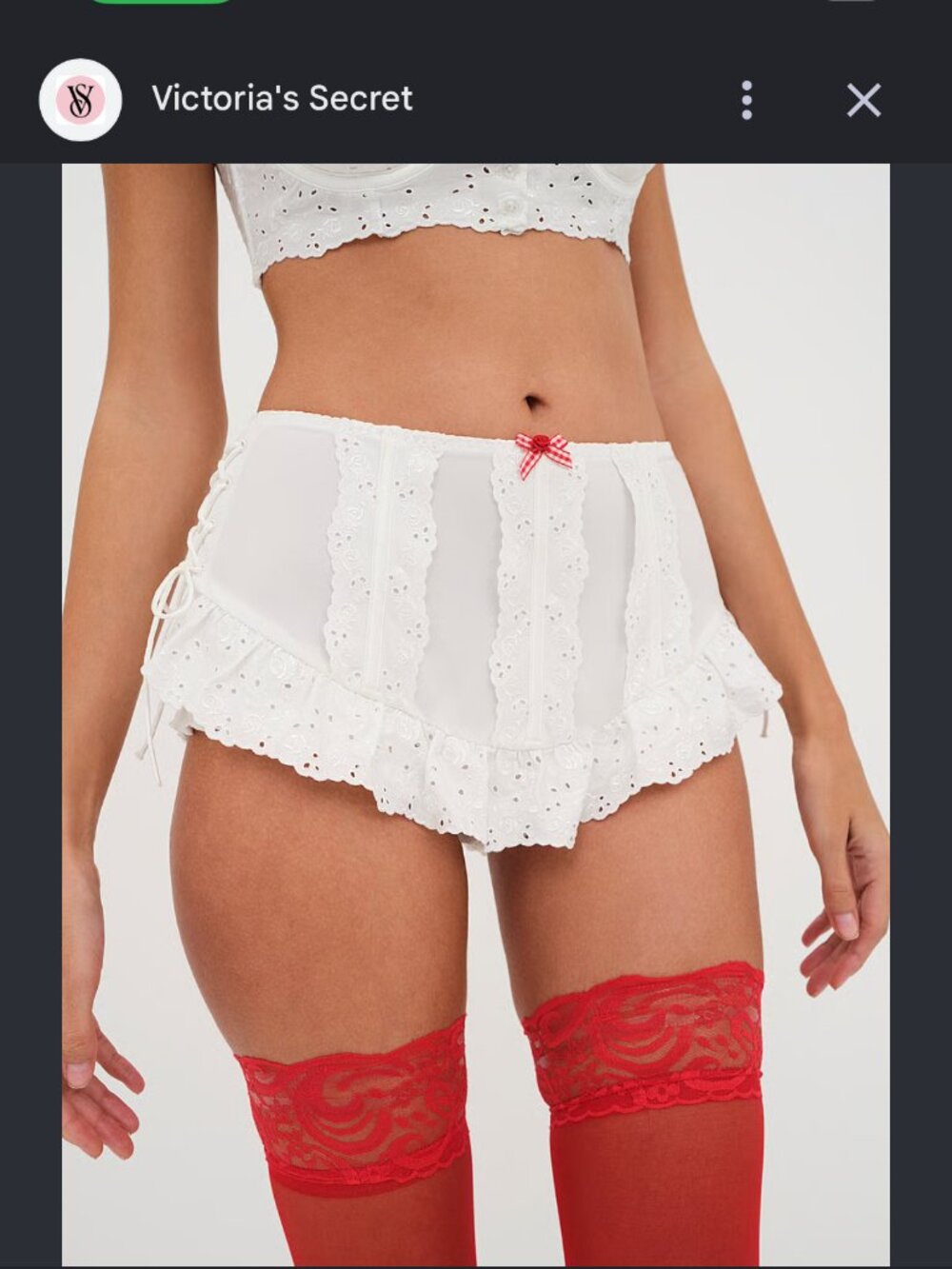 new FOR LOVE AND LEMONS high waisted corset bloomer panty small